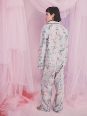 Cath Kidston Cotton Button Through Woven Pyjamas - Imaginea 6 din 8