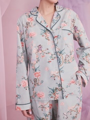 Cath Kidston Cotton Button Through Woven Pyjamas - Imaginea 7 din 8