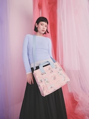 Cath Kidston Pink Tokidoki Tiny Town Mini Tote with Grab Handle - Image 1 of 6