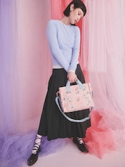 Cath Kidston Pink Tokidoki Tiny Town Mini Tote with Grab Handle - Image 3 of 6