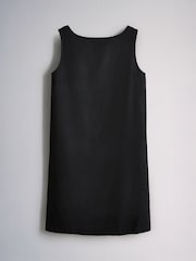 The Set 2 Pack Scoop Back Mini Dresses With Linen Gingham/Black - Image 3 of 5