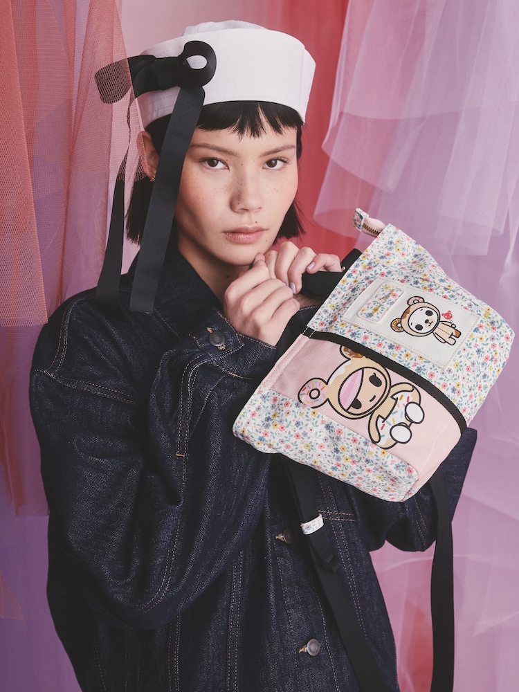 Cath Kidston Ecru Tokidoki Pocket Mini Tote Bag - Image 1 of 11 Cath Kidston Ecru Tokidoki Pocket Mini Tote Bag - Image 1 of 11