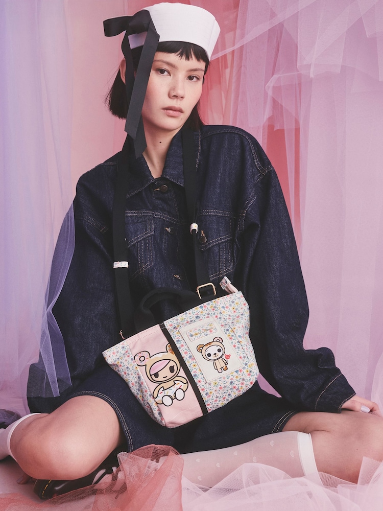 Cath Kidston Ecru Tokidoki Pocket Mini Tote Bag - Image 2 of 11 Cath Kidston Ecru Tokidoki Pocket Mini Tote Bag - Image 2 of 11