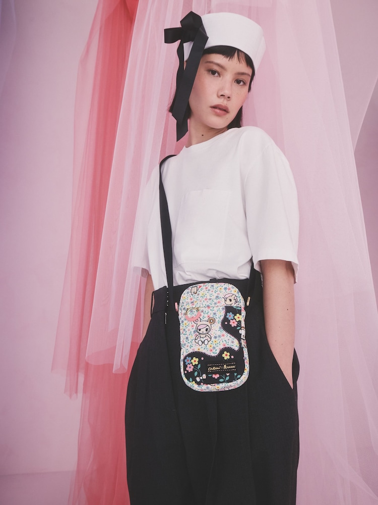 Cath Kidston Ecru Ditsy Tokidoki Phone Cross-Body Bag - Image 1 of 6