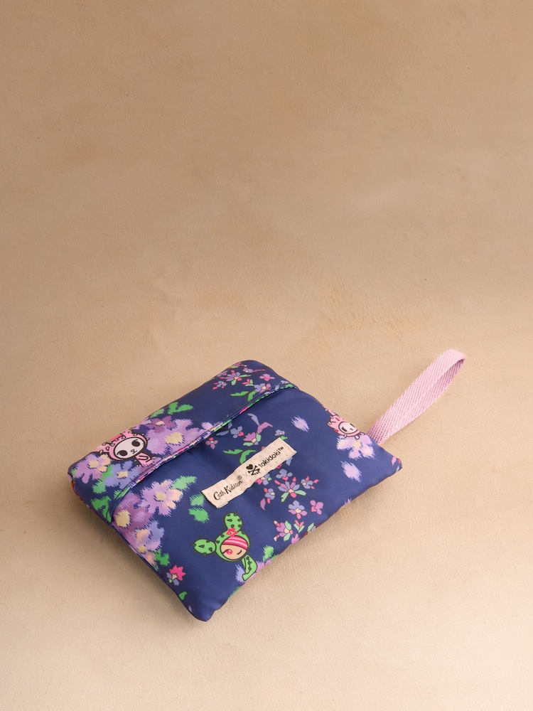 Cath Kidston Navy Toki Doki Foldaway Tote - Image 2 of 3