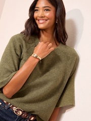 Verde caqui - Friends Like These Brushed Top - Imagen 3 de 5