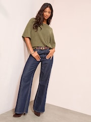 Verde caqui - Friends Like These Brushed Top - Imagen 4 de 5