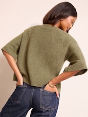 Verde caqui - Friends Like These Brushed Top - Imagen 5 de 5