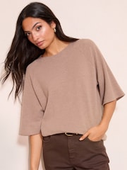 Marrón moca - Friends Like These Brushed Top - Imagen 10 de 10