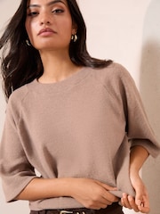 Marrón moca - Friends Like These Brushed Top - Imagen 5 de 10