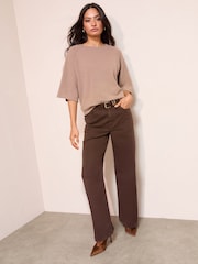 Marrón moca - Friends Like These Brushed Top - Imagen 7 de 10