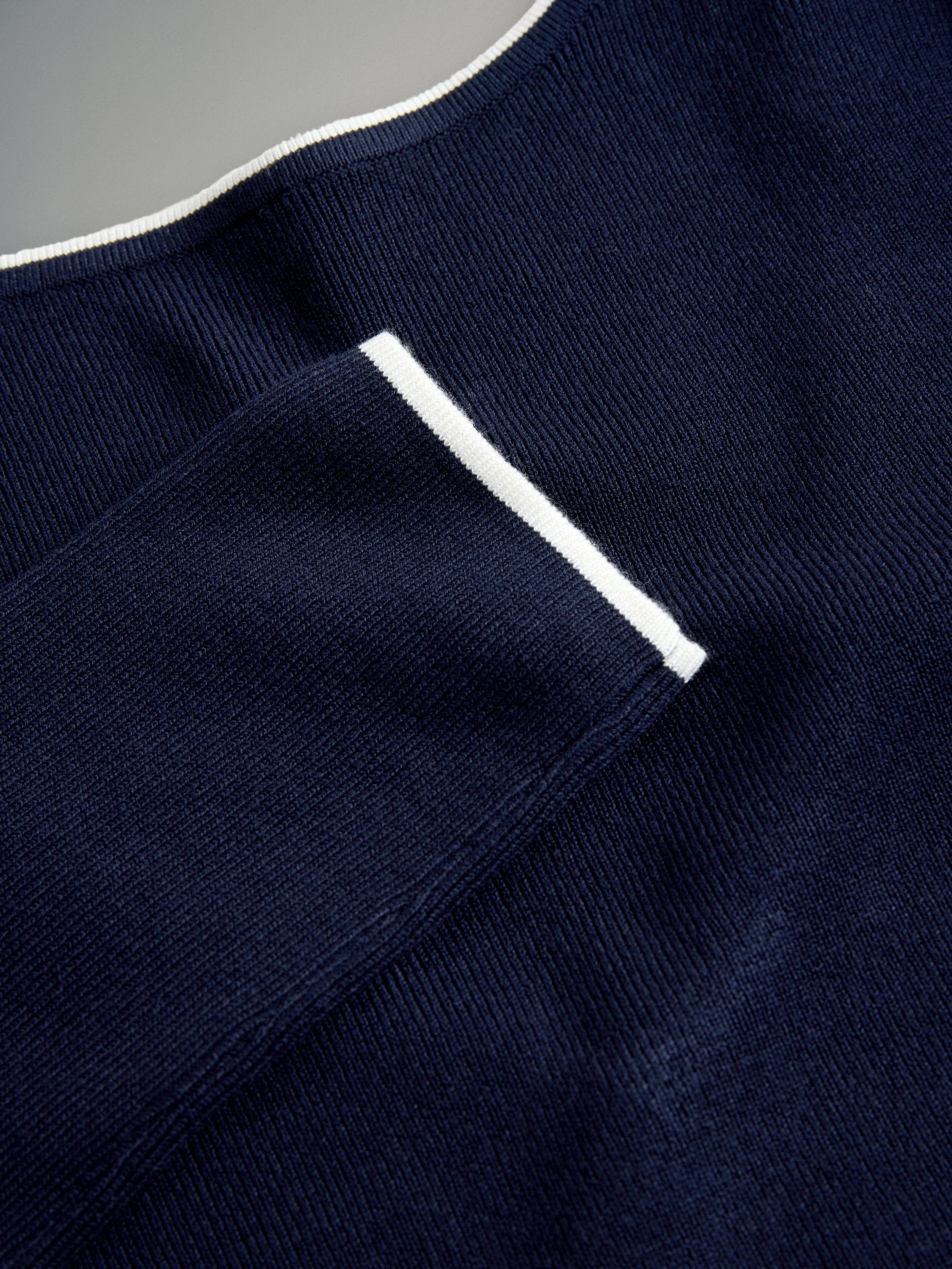 トップス c.e BACK VIEW KNIT #2 Buy The Set 2 Pack Knitted Tipped Scoop Back Tops Ecru/Navy Blue