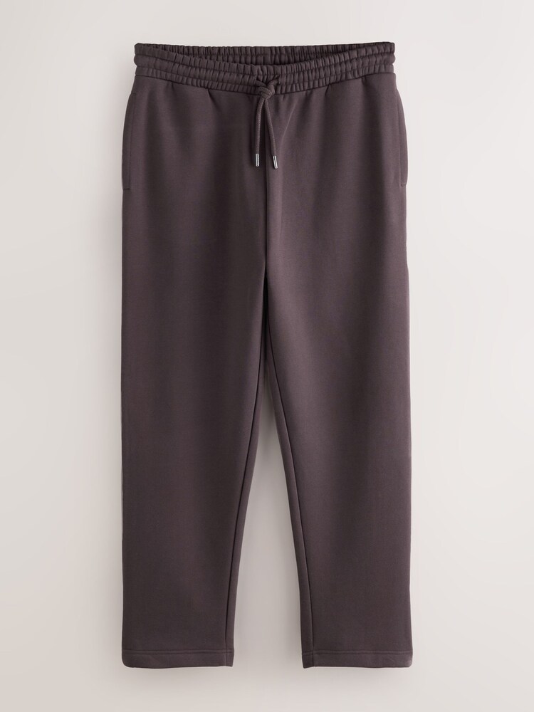 Black/Chocolate Brown/Steel Blue Cotton Rich Jersey Joggers 3 Pack - Image 2 of 6 Black/Chocolate Brown/Steel Blue Cotton Rich Jersey Joggers 3 Pack - Image 2 of 6