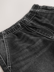 Black Carpenter Denim Shorts (3-16yrs) - Image 8 of 8