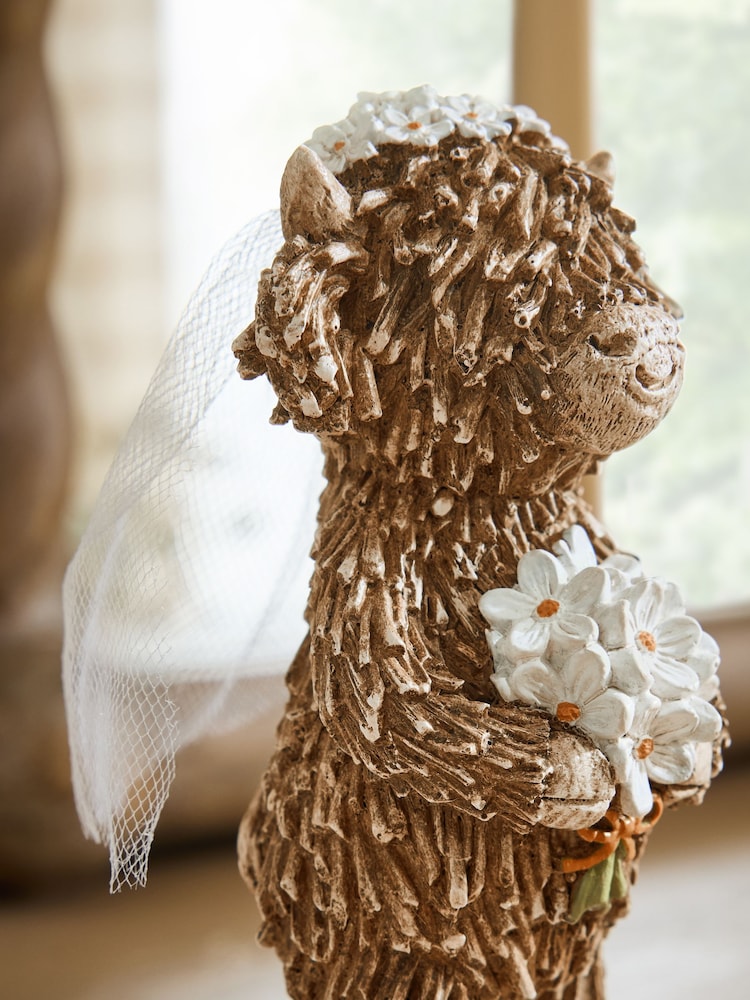 Natural Hamish Wedding MRS Ornament - Image 2 of 3