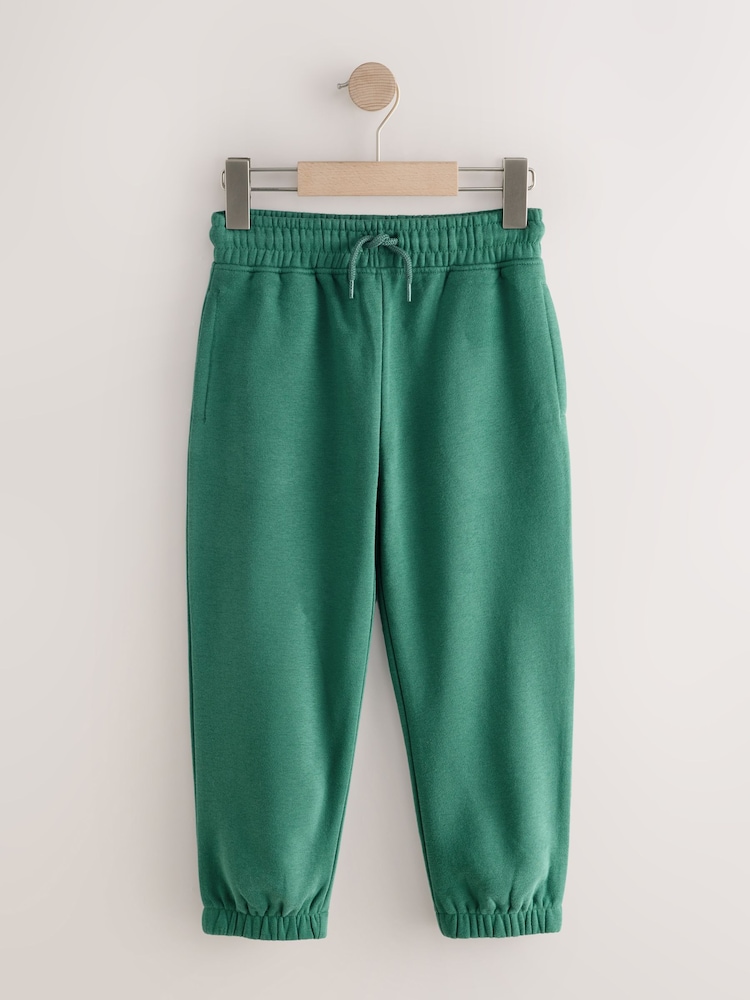 Green Regular Sueded Joggers (3-16yrs) - Image 1 of 4