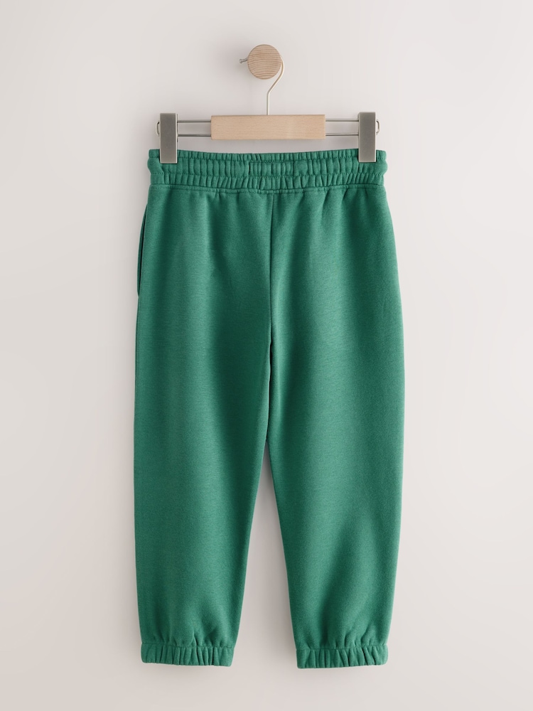 Green Regular Sueded Joggers (3-16yrs) - Image 2 of 4