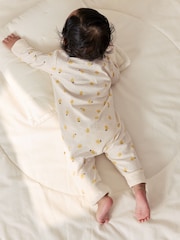 Yellow Baby Sleepsuits 3 Pack (0mths-3yrs) - Image 3 of 16