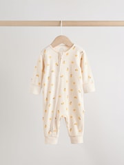 Yellow Baby Sleepsuits 3 Pack (0mths-3yrs) - Image 7 of 16