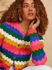 Love & Roses -neuletakki - Kuva 2 / 4