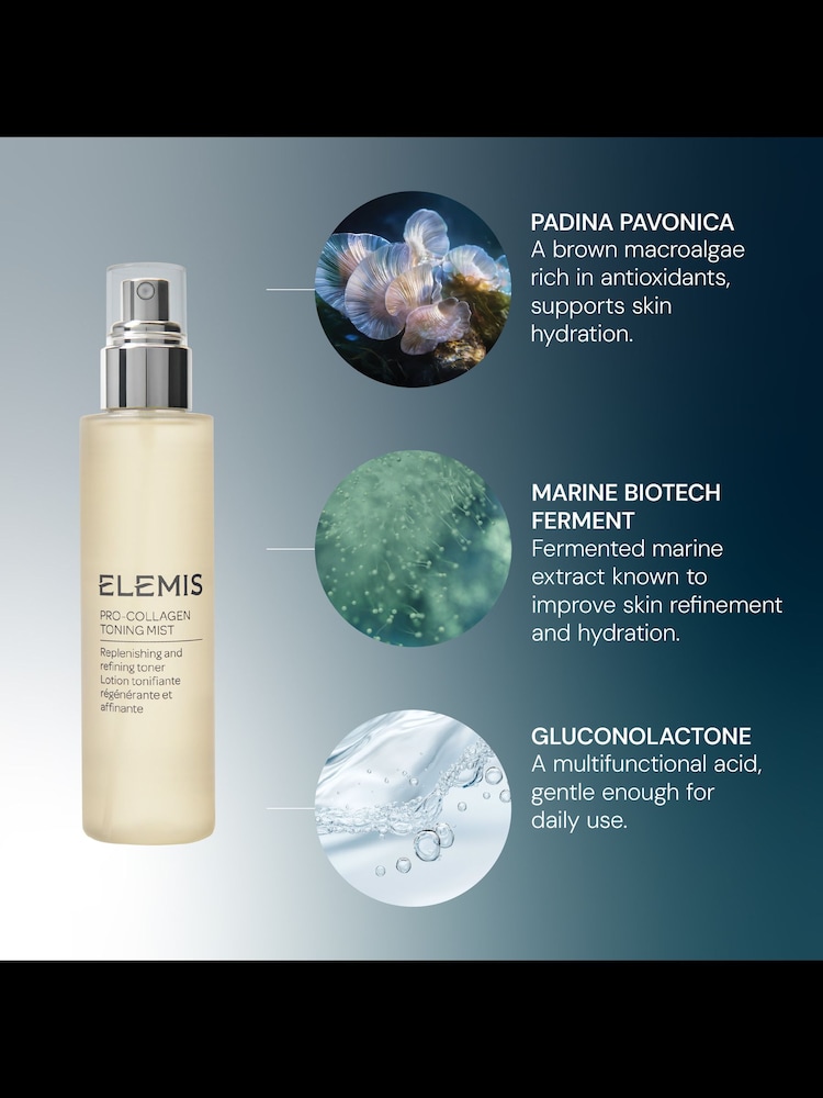 ELEMIS ProCollagen Toning Mist 150ml - Image 2 of 8 ELEMIS ProCollagen Toning Mist 150ml - Image 2 of 8