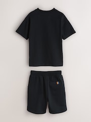 Paul Smith Junior Graphic Black T-Shirt and Shorts Set - Image 2 of 7