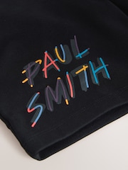 Paul Smith Junior Graphic Black T-Shirt and Shorts Set - Image 5 of 7