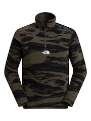 The North Face Black Central Logo Glacier Printed Fleece - Image 1 of 2