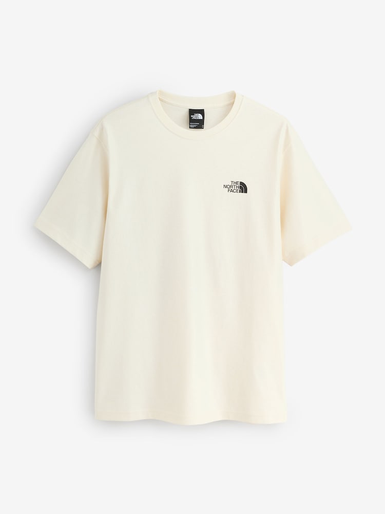 The North Face Cream The North Face Street Bear Back Print T-Shirt - Image 1 of 2