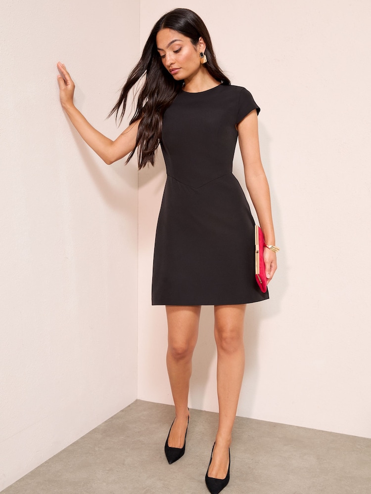 Friends Like These Black Lantern Mini Dress - Image 1 of 4 Friends Like These Black Lantern Mini Dress - Image 1 of 4