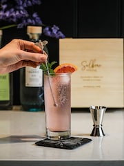 Selbrae House Clear Silver Bee Highball Drinks Set - Image 1 of 3