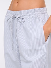Calça Abercrombie & Fitch blue cintura mid barril - Imagem 4 de 5