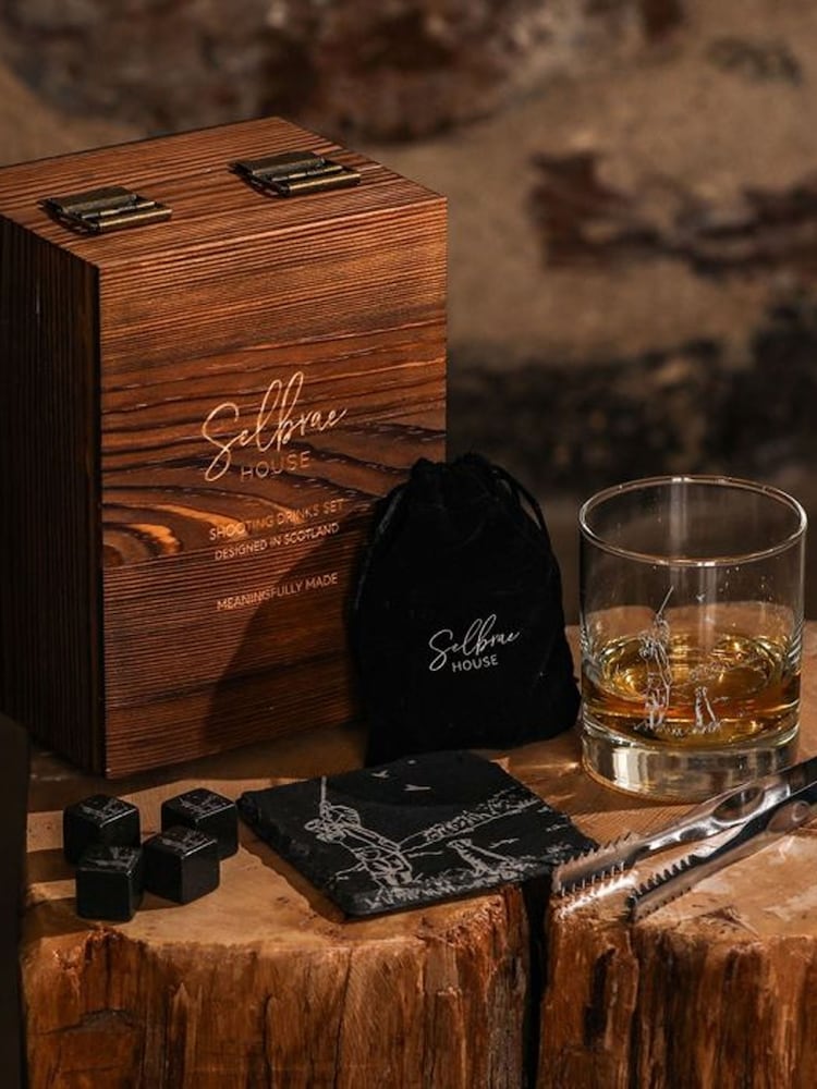 Selbrae House Grey Shooting Whisky Drinks Set - Image 1 of 2