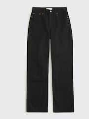 Черный - Abercrombie & Fitch Loose High Rise Jeans - Изображение 1 из 1