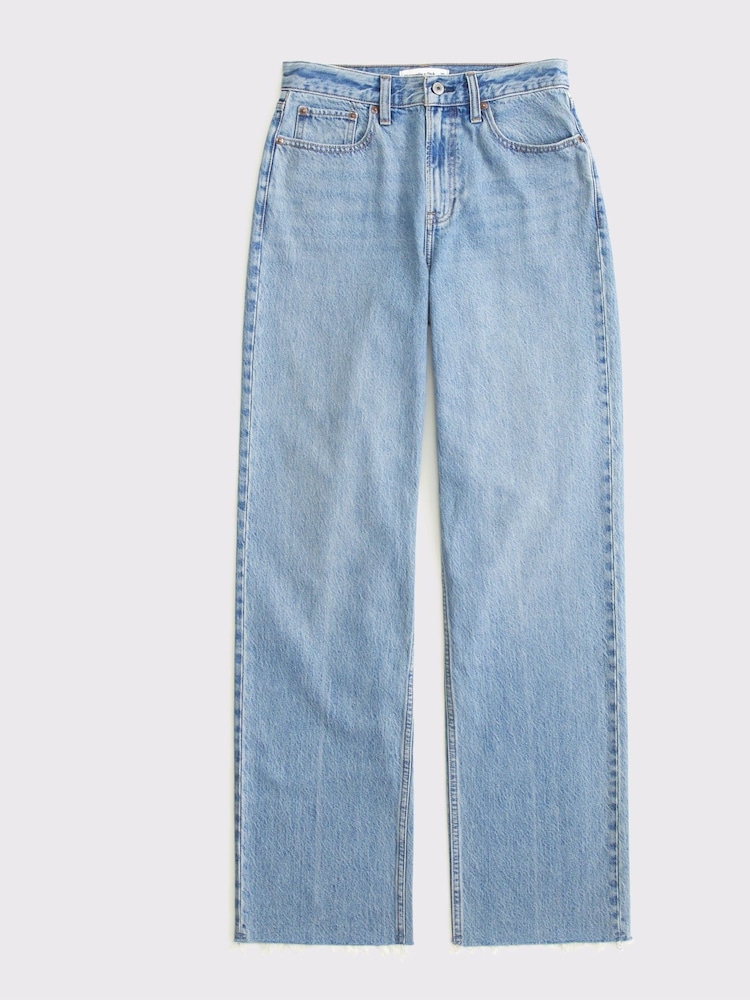 Abercrombie & Fitch Blue High Rise Jeans - Image 7 of 7