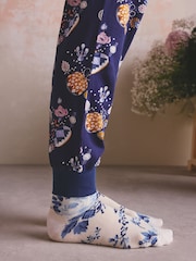 Cath Kidston Navy Cotton Twosie Pyjamas - Image 5 of 9