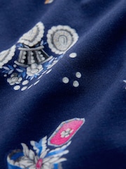 Cath Kidston Navy Cotton Twosie Pyjamas - Image 9 of 9