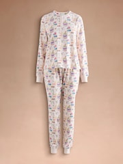 بيجاما جيرسي من القطن من Cath Kidston - Image 1 of 4