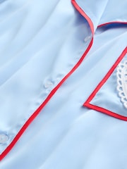 Cath Kidston Satin Button Through Pyjamas - Imaginea 13 din 13