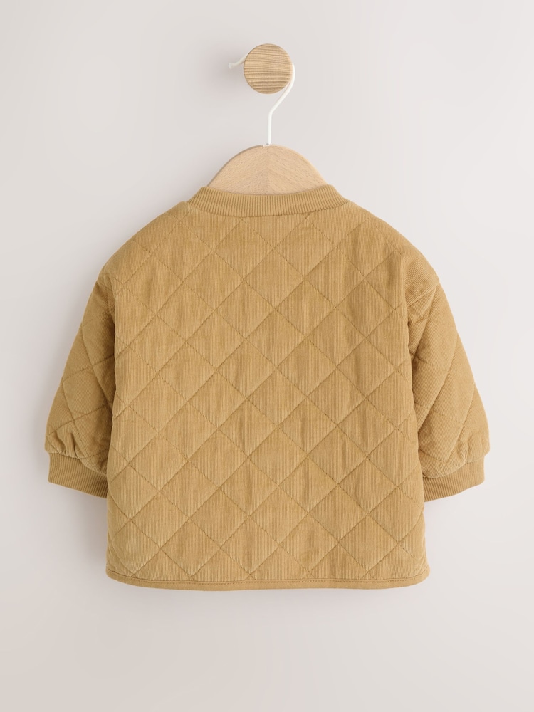 Yellow Cord Quilted Baby Jacket (0mths-2yrs) - Image 2 of 8