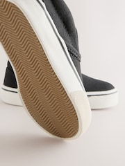 Black Standard Fit (F) Slip On Trainers - Image 5 of 5