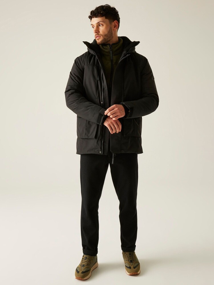 Regatta Black Marron Heavyweight Waterproof Jacket - Image 1 of 9