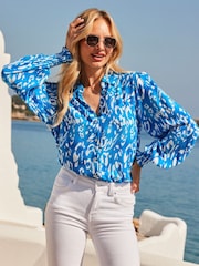 Sosandar Petite Animal Print Shirt - Imagem 2 de 5