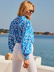 Sosandar Petite Animal Print Shirt - Imagem 3 de 5