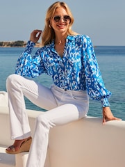 Sosandar Petite Animal Print Shirt - Imagem 5 de 5
