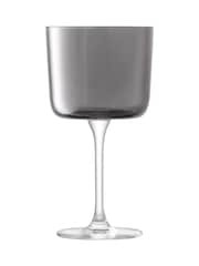 LSA International Set of 2 Grey Lunar Wine Glasses 250ml - Image 2 of 4