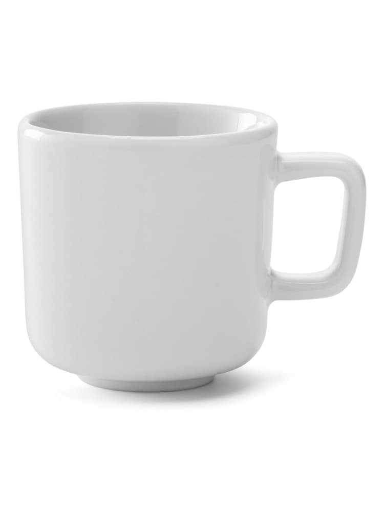 LSA International Set of 2 White Collective Espresso Cups 75ml - Image 4 of 4