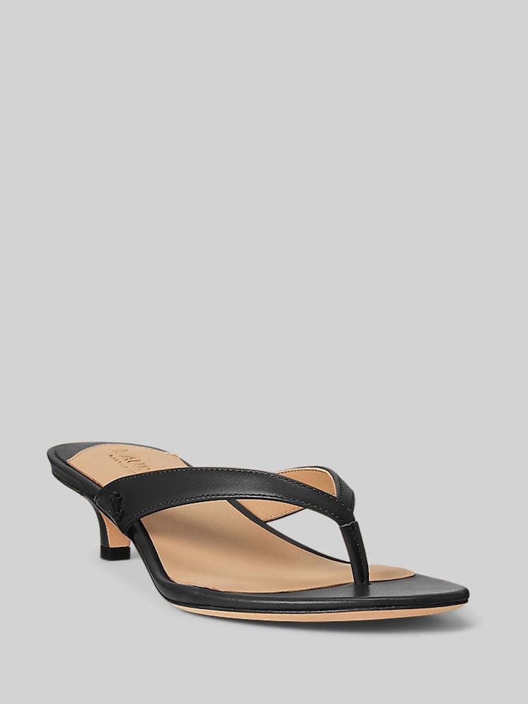 Lauren Ralph Lauren Francesca Heel Black Sandals - Image 2 of 4