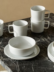 LSA International Set of 2 White Collective Mugs 370ml - Image 1 of 4