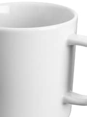 LSA International Set of 2 White Collective Mugs 370ml - Image 3 of 4